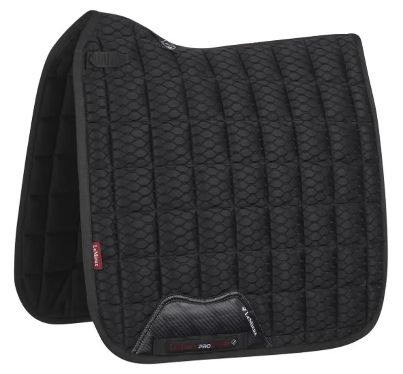 LeMieux Carbon Mesh Air Saddlepad Dressage Blk
